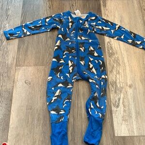 Bonds Blue Orca Print Kids One Piece